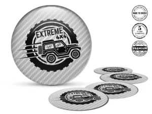 Domed stickers Racing Style Custom Dome for Vehicles